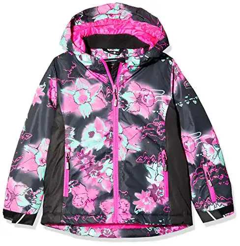 Skijacke Kinder ICEPEAK Mädchen Linn JR Jacke Kinder, schwarz