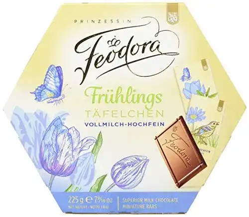 Feodora-Schokolade Feodora Frühlings-Täfelchen 4 x 225 g