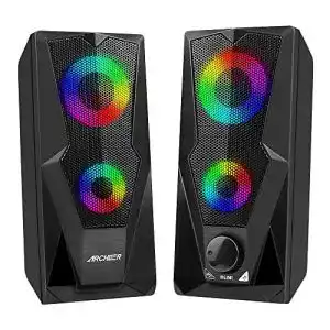 Gaming-Lautsprecher ARCHEER PC Lautsprecher USB Gaming