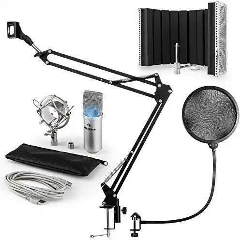 Die beste auna-Mikrofon auna MIC-900S-LED Mikrofonset V5 + Pop-Schutz 2026 Test Bestseller auna-Mikrofon auna MIC-900S-LED Mikrofonset V5 + Pop-Schutz