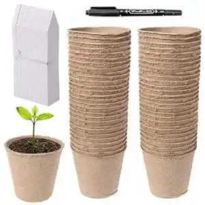 Anzuchttopf Abimars 50 STK. 8 cm Anzuchttöpfe für Pflanzen