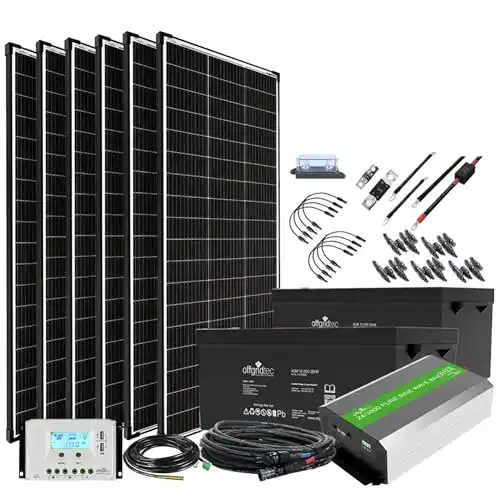 Solaranlage Garten Offgridtec ® Autark S-Master 130W Solarmodul