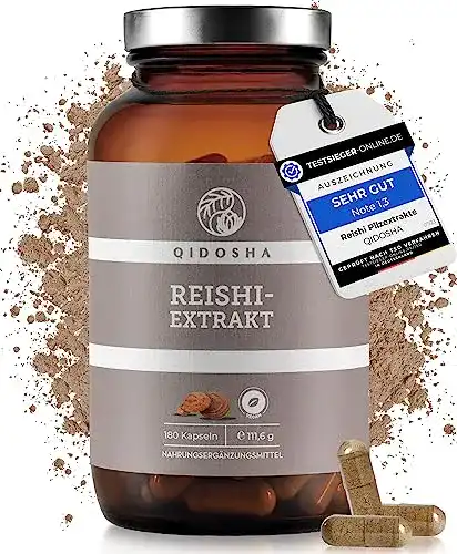 Reishi-Kapseln QIDOSHA ® Reishi Extrakt Kapseln hochdosiert