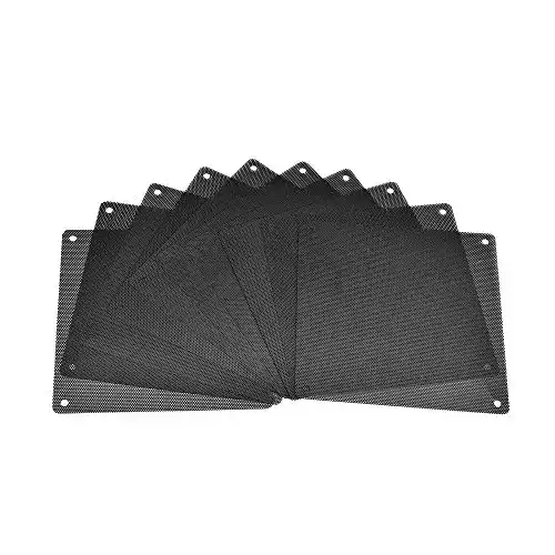 PC-Staubfilter eBoot 140mm PVC schwarz, 10 Stück