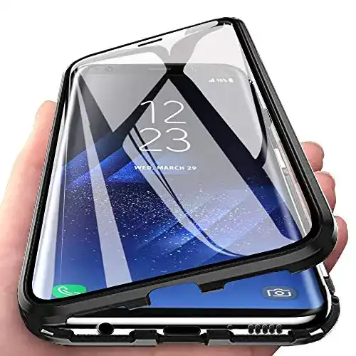 Samsung-Galaxy-A71-Hülle Orgstyle, Magnetische Hartglas Hülle
