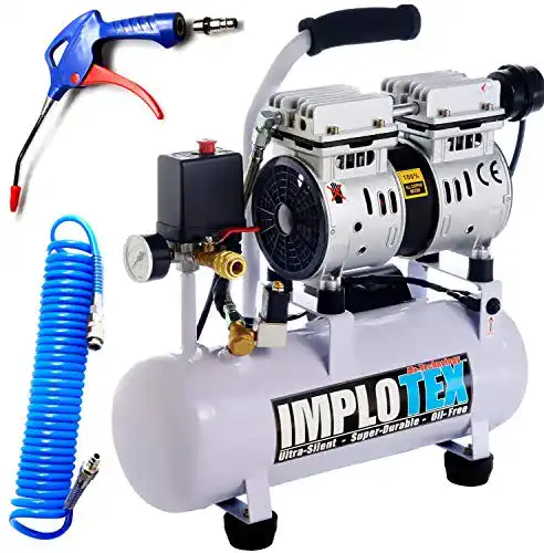 Flüsterkompressor IMPLOTEX 480W Silent Druckluft- 48dB