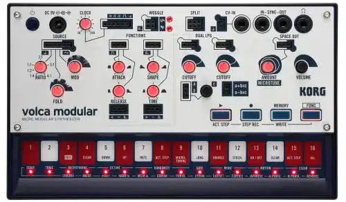 Effektgerät Gesang KORG volca modular Synthesizer, Semimodular