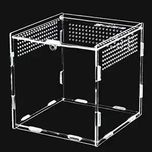 Paludarium Keweni Feeding Box, 360 ° Transparent Acryl Terrarium