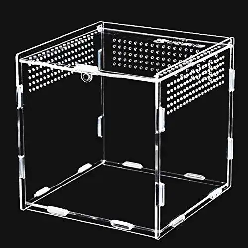 Paludarium Keweni Feeding Box, 360 ° Transparent Acryl Terrarium