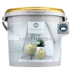 Bastelbeton Wanders24 ® zum Kneten 4,5 kg Beton für Kreative