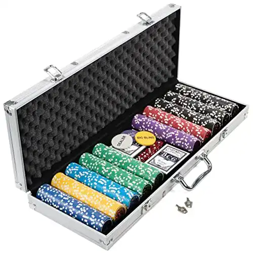 Pokerkoffer SONLEX mit 300 500 1000 Laser Pokerchips