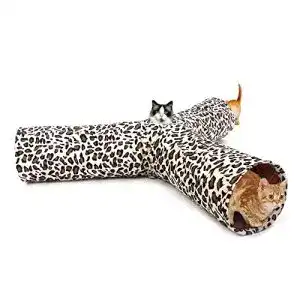 Katzentunnel PAWZ Road im Leoparden Design 3 Wege, faltbar