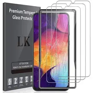 Samsung-Galaxy-A50-Panzerglas LK 3 Stück Schutzfolie