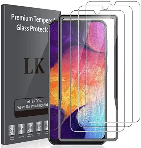 Samsung-Galaxy-A50-Panzerglas LK 3 Stück Schutzfolie