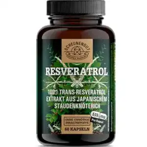 Resveratrol-Kapseln Scheunengut Resveratrol 500mg, 60 Kapseln