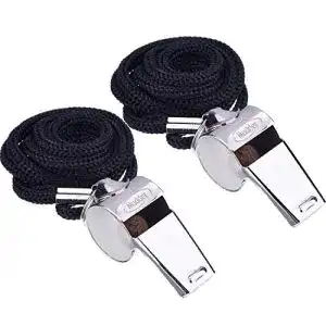 Schiedsrichterpfeife Mudder Edelstahl Pfeifen Whistle für Trainer