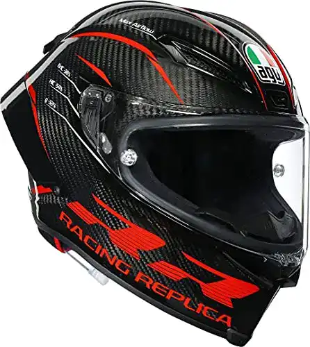 AGV-Helm AGV Herren Race Motorrad Helm, Performance Carbon