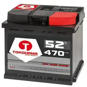 Autobatterie 52Ah Tokohama 12V 52AH 470A/EN