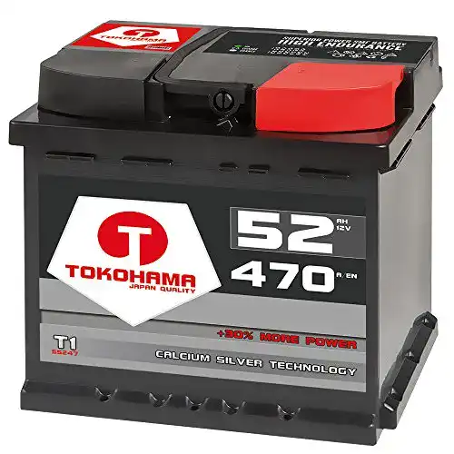 Autobatterie 52Ah Tokohama 12V 52AH 470A/EN