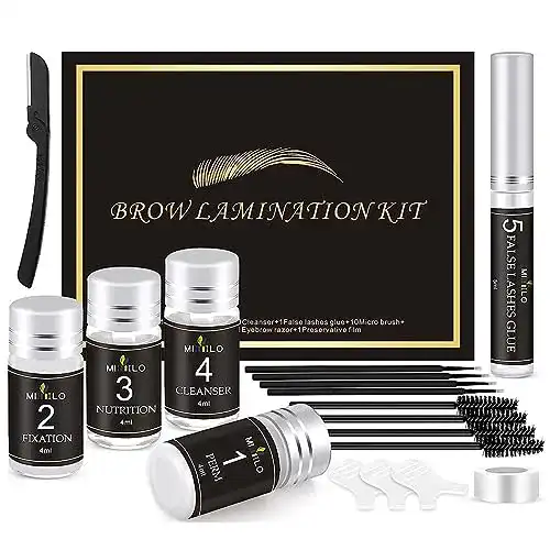 Wimpernlifting-Set Ofanyia 2 in 1 Laminierungskit mit Brauenbürste