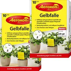 Gelbtafeln Aeroxon – Gelbsticker, Gelbfalle, , 20 teilbare Leimtafeln