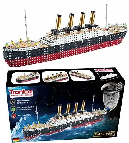 Titanic-Modell Tronico Metallbaukasten RMS Titanic Modell Schiff