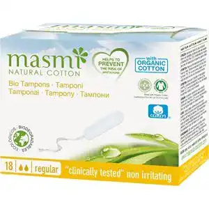 Bio-Tampon MASMI NATURAL COTTON Bio Tampons (18 Stück)