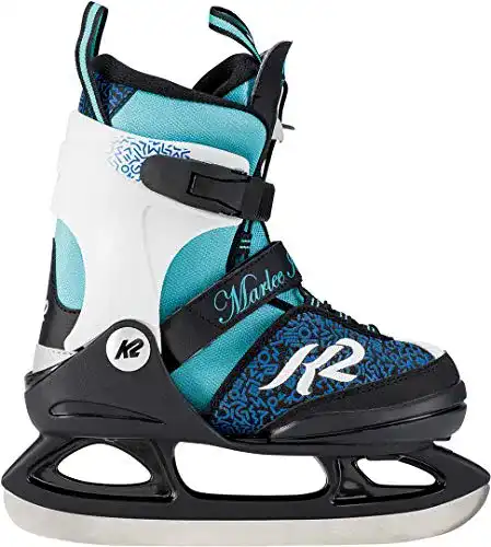 Die beste Schlittschuhe K2 Mädchen Marlee Ice Skates , Schwarz/Blau/Hellblau 2026 Test Bestseller Schlittschuhe K2 Mädchen Marlee Ice Skates , Schwarz/Blau/Hellblau