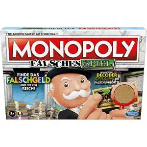 Monopoly Hasbro Falsches Spiel, Brettspiel für Familien und Kinder