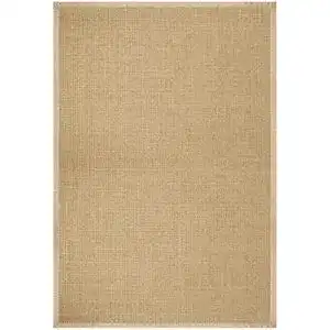 Sisalteppich casa pura ® Sisal Teppich Naturfasern mit Bordüre
