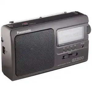 Kofferradio Panasonic RF-3500E9-K Tragbares Radio, Analog-Tuner