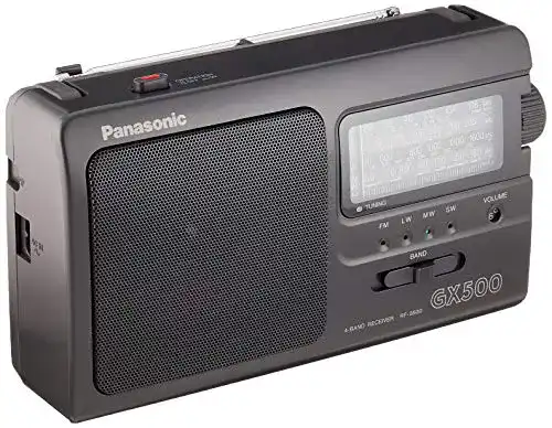 Kofferradio Panasonic RF-3500E9-K Tragbares Radio, Analog-Tuner