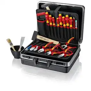 Elektriker-Werkzeugkoffer Knipex 002105HLS Montagekoffer 24 Stck.