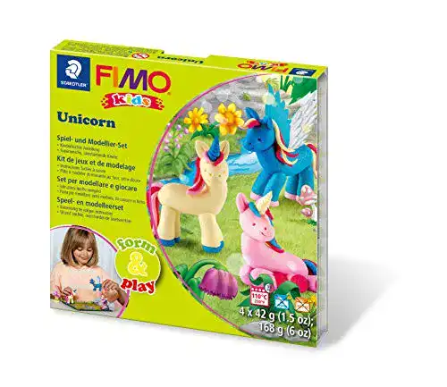 Fimo-Knete Staedtler 8034 19 LYST Unicorn Fimo kids form&play