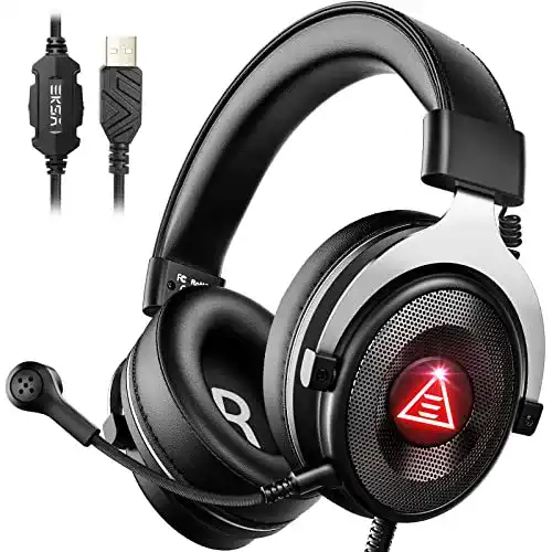 EKSA-Gaming-Headset EKSA USB, E900 Plus ENC 7.1, verkabelt