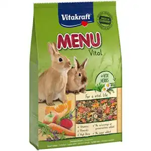 Zwergkaninchenfutter Vitakraft, Menu Vital, 1x 5kg