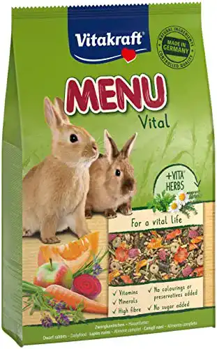 Zwergkaninchenfutter Vitakraft, Menu Vital, 1x 5kg