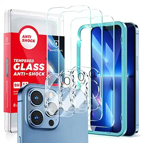 iPhone-13-Pro-Panzerglas SMARTDEVIL Schutzglas 6,1 Zoll, 3 St.
