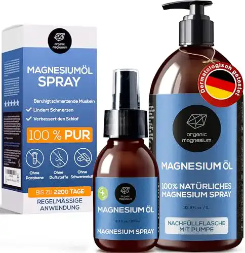 Magnesium-Spray Organic Magnesium Ultra Pur MagnesiumÖl