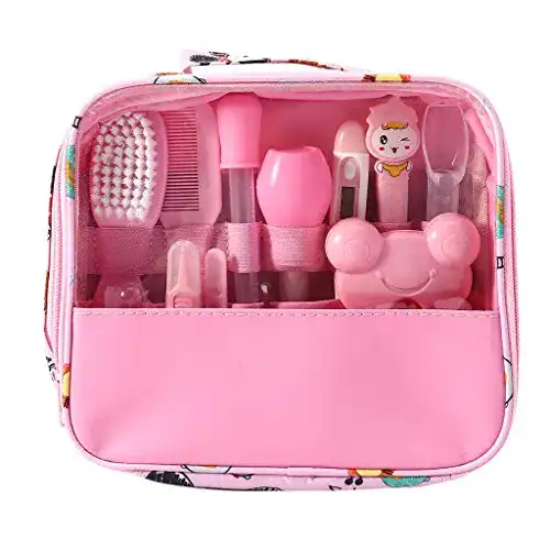 Baby-Pflegeset Mentin Baby Pflegeset, 13-teilig mit Tasche