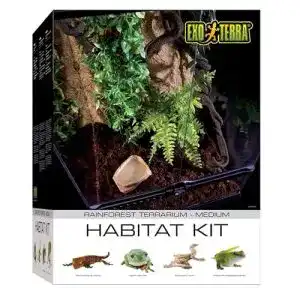 Paludarium Exo Terra Rainforest Habitat Kit, Terrarien Starter Set