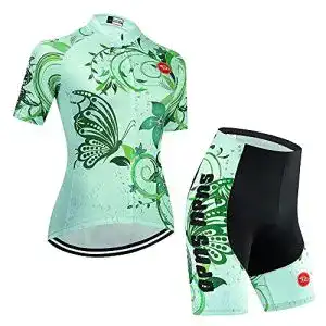 Fahrradbekleidung Damen SUDUSUDO Radtrikot Set im Sommer