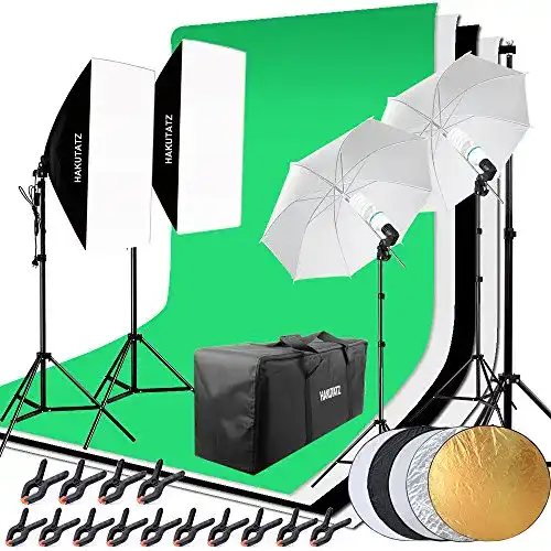 Fotostudio-Set HAKUTATZ ® Profi Fotostudio Set, Schutztasche