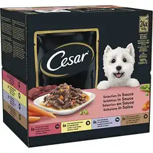 Cesar-Hundefutter Cesar Selection Sauce mit Rind und Karotten