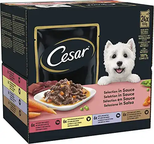Cesar-Hundefutter Cesar Selection Sauce mit Rind und Karotten