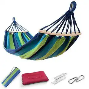 Stabhängematte EASY EAGLE Outdoor Baumwolle, 220x120CM