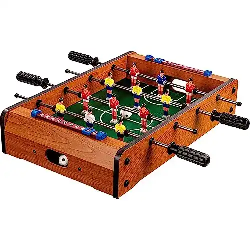 Tischkicker Kinder GAMES PLANET Maxstore Mini-Tisch-Kicker