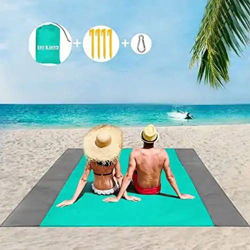Strandmatte LIN KANG Picknickdecke 200 x 210 cm Stranddecke