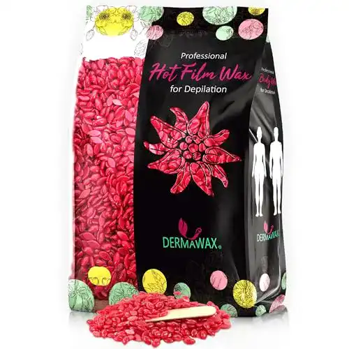 Wachsperlen DERMAWAX Rose Film Wachs mit Kokosnußöl