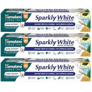 Himalaya-Zahncreme Himalaya Sparkly white herbal, 75 ml, 3 Pack